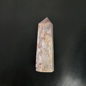 Pink Amethyst Flower Agate Tower
